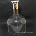 wholesale colored plating glass decanter with stopper